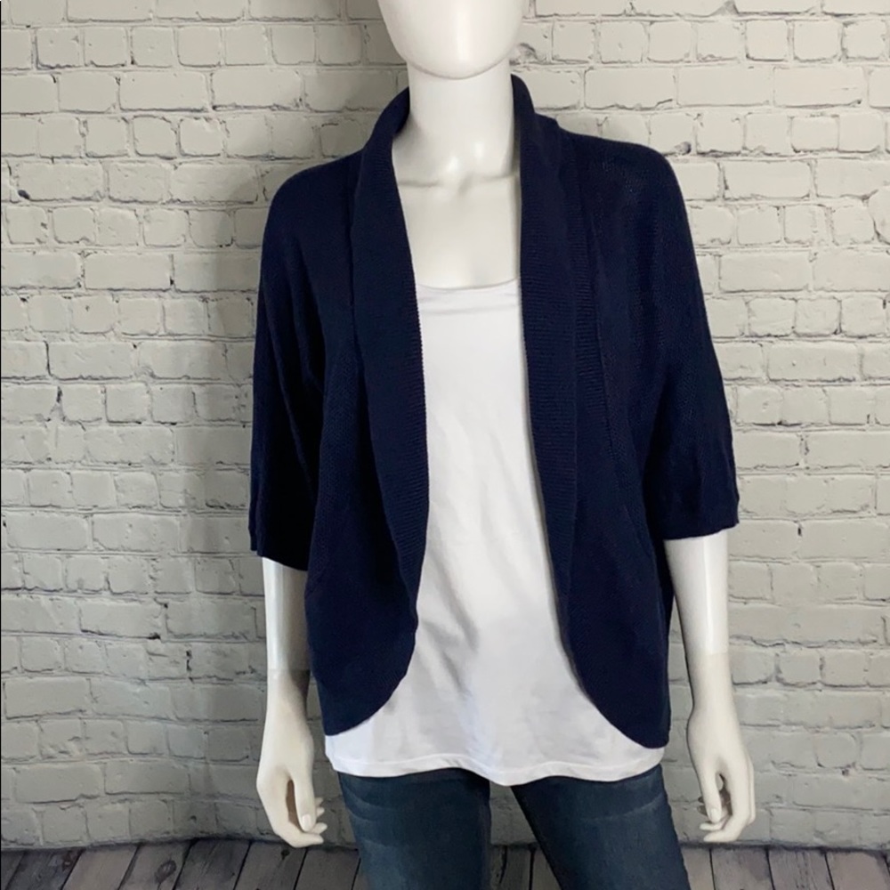 Lauren Ralph Lauren XL Cardigan Sweater Blue Navy